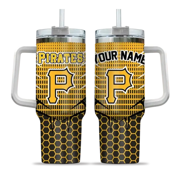 customized pittsburgh pirates hex texture black curved tumbler best selling 1.webp