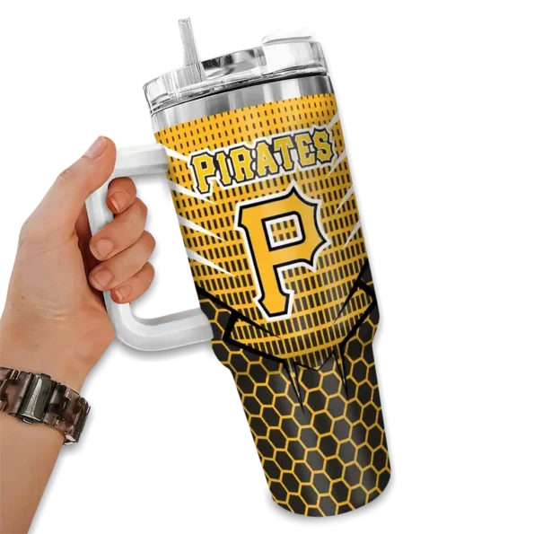 customized pittsburgh pirates hex texture black curved tumbler fashion forward 1.webp