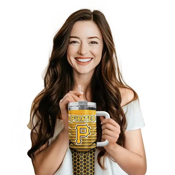 customized pittsburgh pirates hex texture black curved tumbler premium grade 1.webp