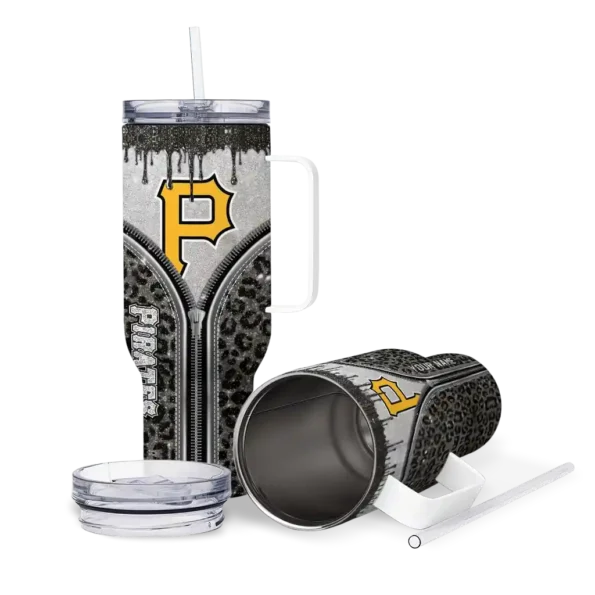 customized pittsburgh pirates leopard zipper black curved tumbler high quality 1.webp