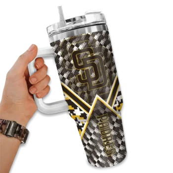customized san diego padres chevron angle brown curved tumbler fashion forward 1.webp