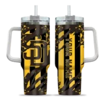 customized san diego padres claw cut brown black curved tumbler best selling 1.webp