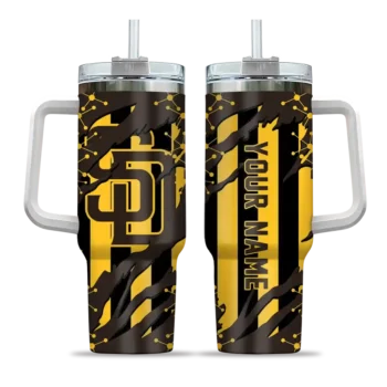 customized san diego padres claw cut brown black curved tumbler best selling 1.webp