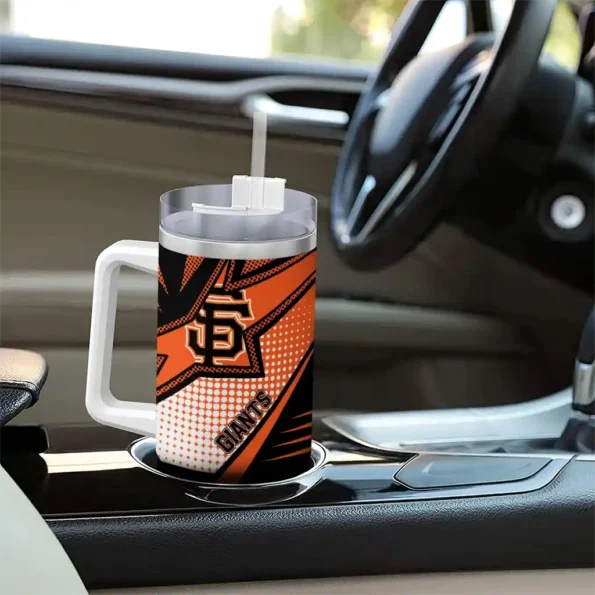 customized san francisco giants arrow burst orange curved tumbler trendy 1.webp