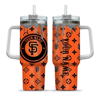 customized san francisco giants bullseye drips orange curved tumbler best selling 1.webp