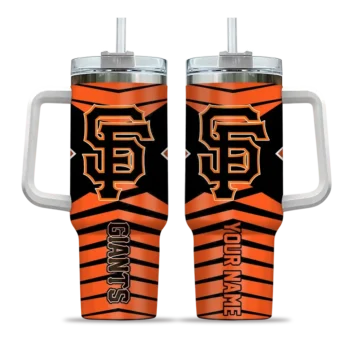 customized san francisco giants chevron layers orange curved tumbler best selling 1.webp