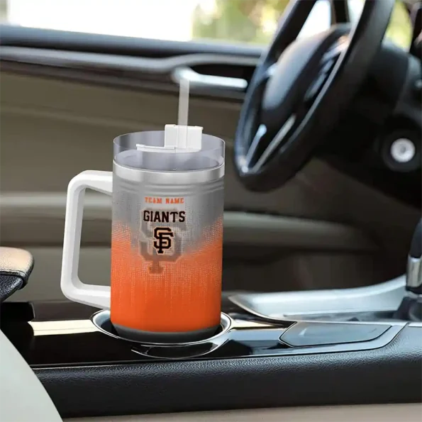 customized san francisco giants gradient dots orange curved tumbler trendy 1.webp