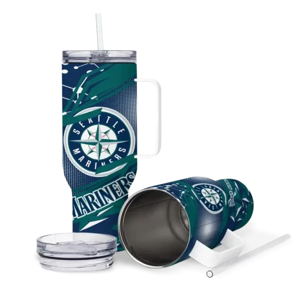 customized seattle mariners abstract paths navy blue curved tumbler high quality 1.webp