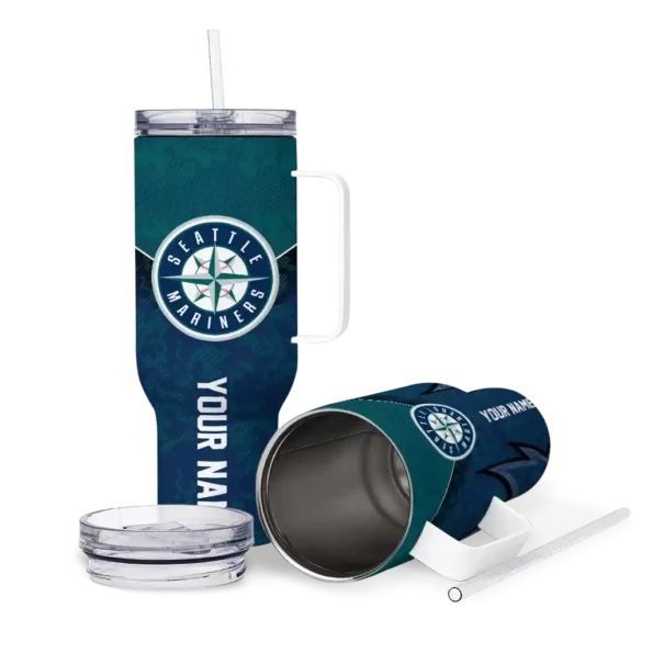 customized seattle mariners chevron stripe navy blue curved tumbler high quality 1.webp
