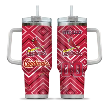 customized st louis cardinals bold diamonds red curved tumbler best selling 1.webp