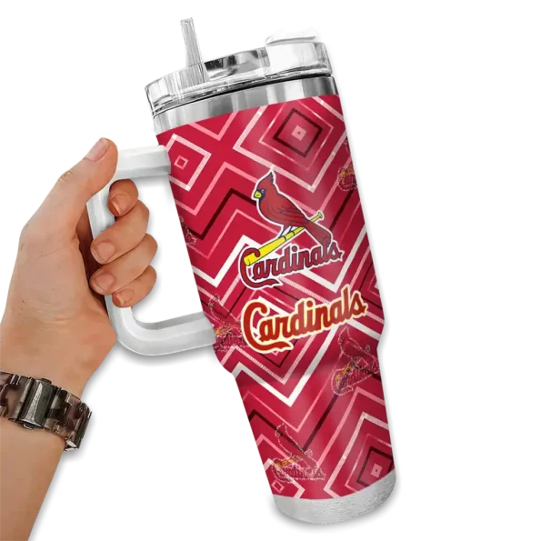 customized st louis cardinals bold diamonds red curved tumbler fashion forward 1.webp