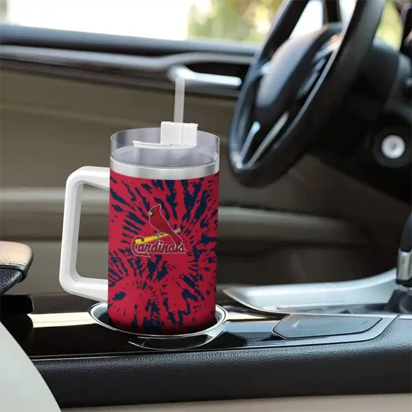 customized st louis cardinals burst swirl red curved tumbler trendy 1.webp