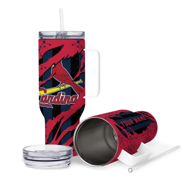 customized st louis cardinals claw cut red black curved tumbler high quality 1.webp
