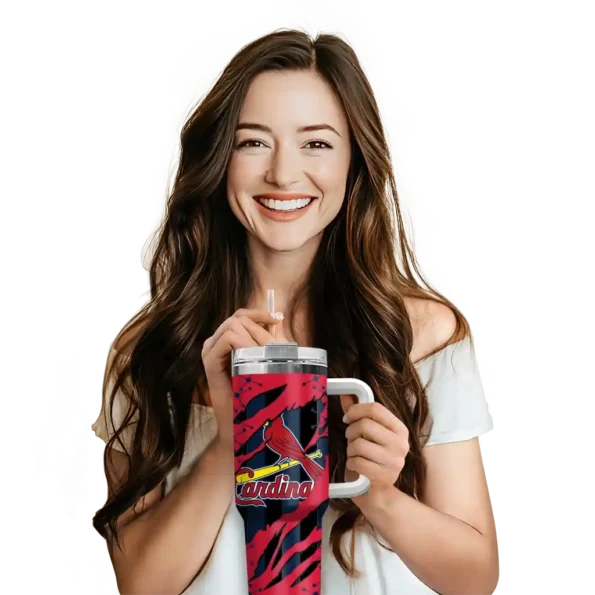 customized st louis cardinals claw cut red black curved tumbler premium grade 1.webp