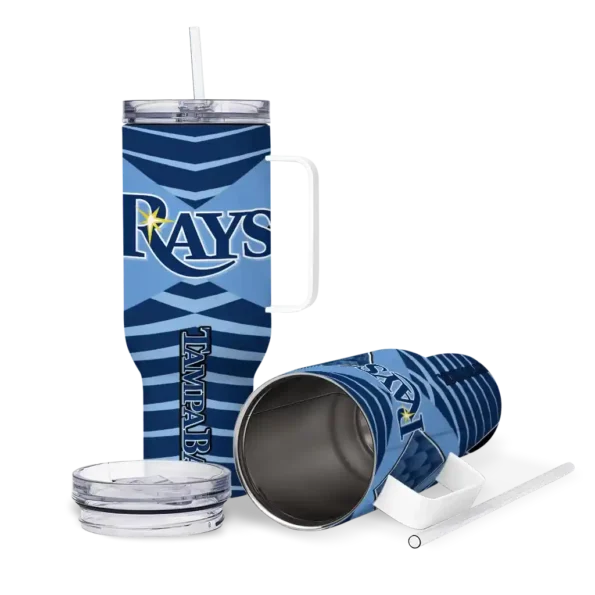 customized tampa bay rays chevron layers navy curved tumbler high quality 1.webp