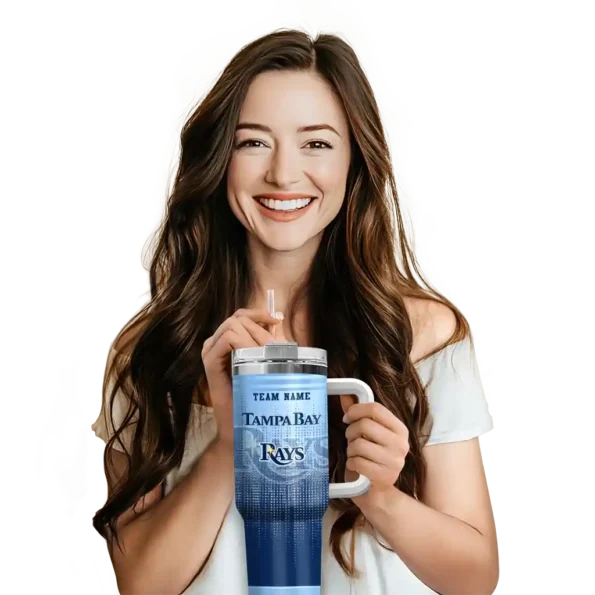 customized tampa bay rays gradient dots navy curved tumbler premium grade 1.webp