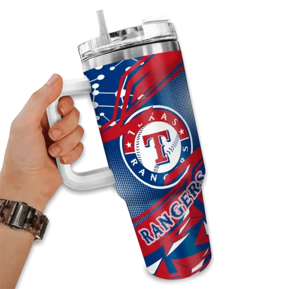 customized texas rangers abstract paths blue curved tumbler fashion forward 1.webp