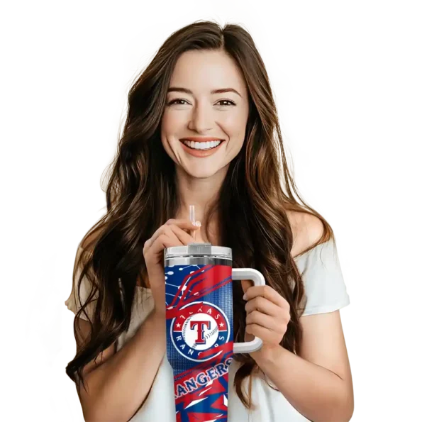 customized texas rangers abstract paths blue curved tumbler premium grade 1.webp