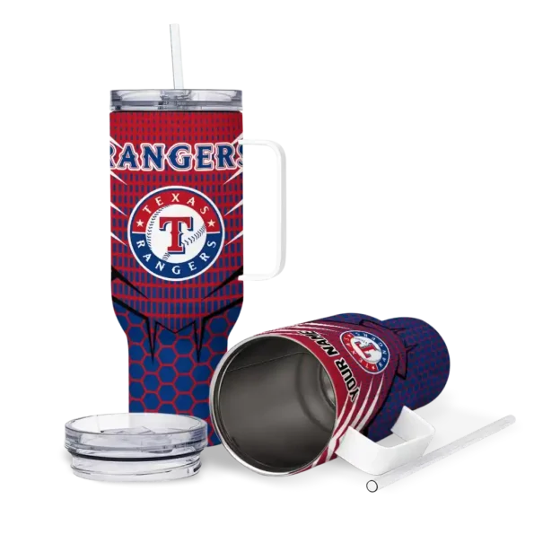 customized texas rangers hex texture blue curved tumbler high quality 1.webp