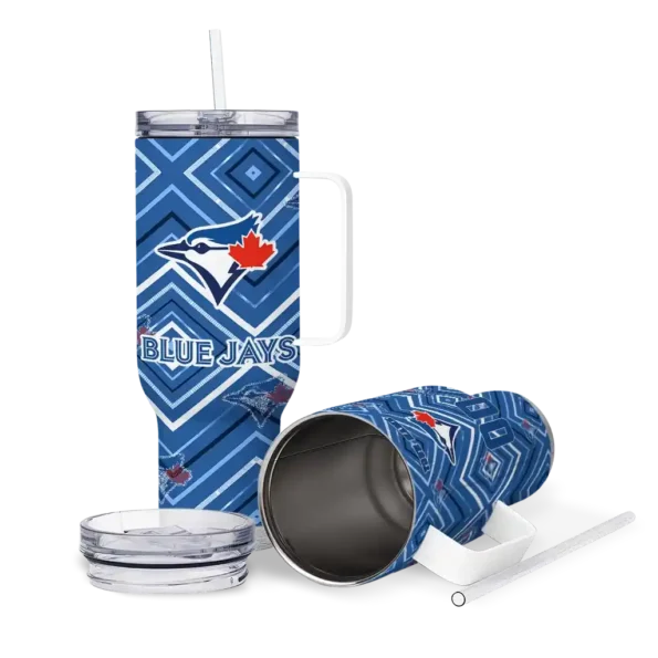 customized toronto blue jays bold diamonds blue curved tumbler high quality 1.webp