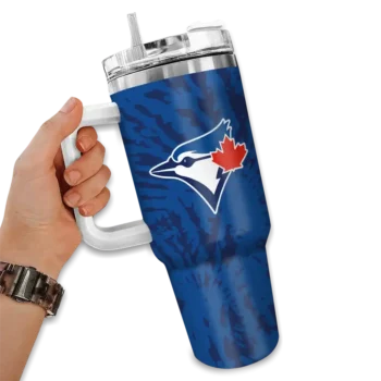 customized toronto blue jays burst swirl blue curved tumbler fashion forward 1.webp