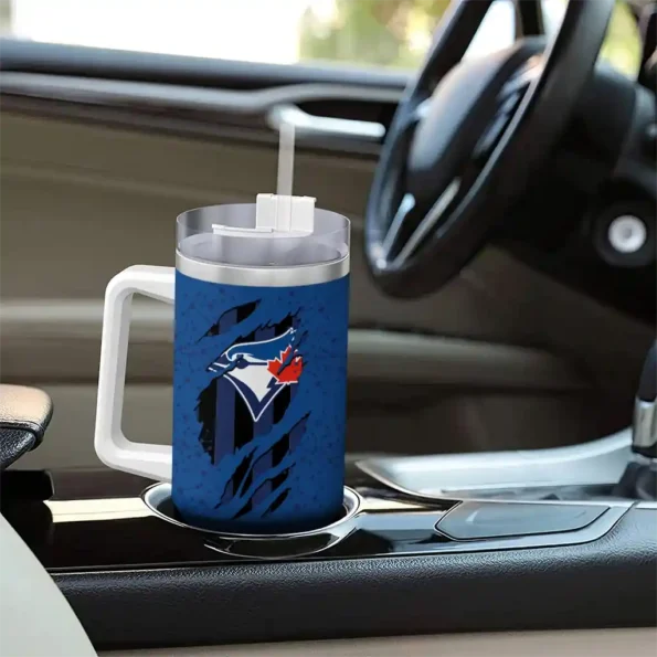 customized toronto blue jays claw cut blue black curved tumbler trendy 1.webp