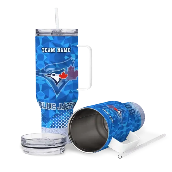 customized toronto blue jays geometric prism blue curved tumbler high quality 1.webp