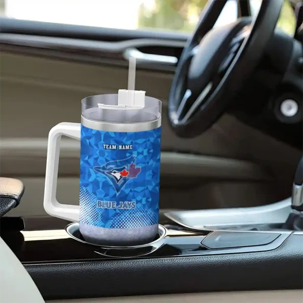 customized toronto blue jays geometric prism blue curved tumbler trendy 1.webp