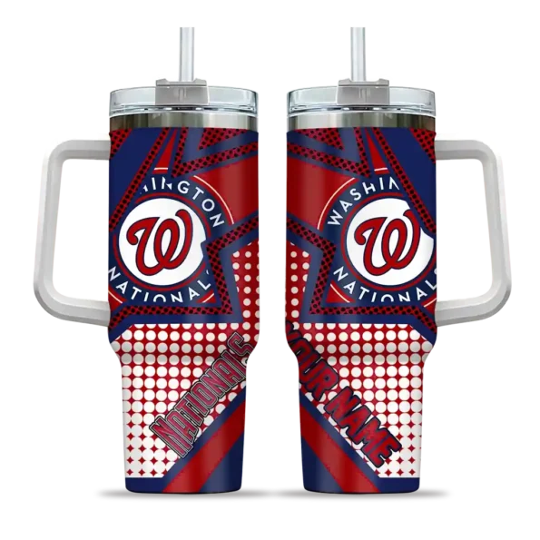 customized washington nationals arrow burst red curved tumbler best selling 1.webp
