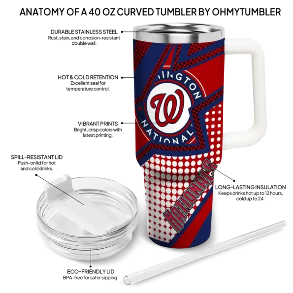 customized washington nationals arrow burst red curved tumbler new arrival 1.webp