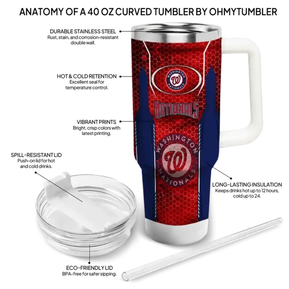 customized washington nationals hexagon armor red curved tumbler new arrival 1.webp