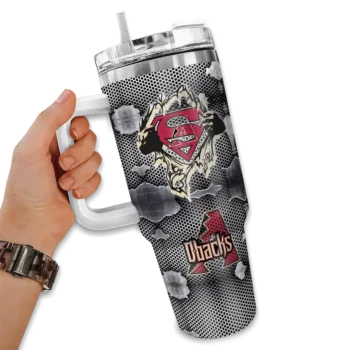 personalized arizona diamondbacks superman shield red gray curved tumbler fashion forward 1 1 1 1.webp