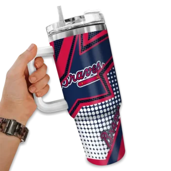 personalized atlanta braves arrow burst navy curved tumbler fashion forward 1 1.webp