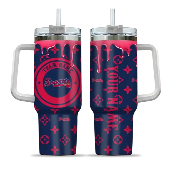 personalized atlanta braves bullseye drips navy curved tumbler best selling 1 1 1.webp