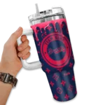 personalized atlanta braves bullseye drips navy curved tumbler best selling 1 1 1.webp