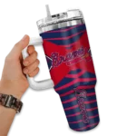 personalized atlanta braves chevron layers navy curved tumbler best selling 1 1.webp