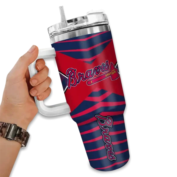 personalized atlanta braves chevron layers navy curved tumbler fashion forward 1 1.webp