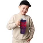 personalized atlanta braves chevron layers navy curved tumbler best selling 1 1.webp