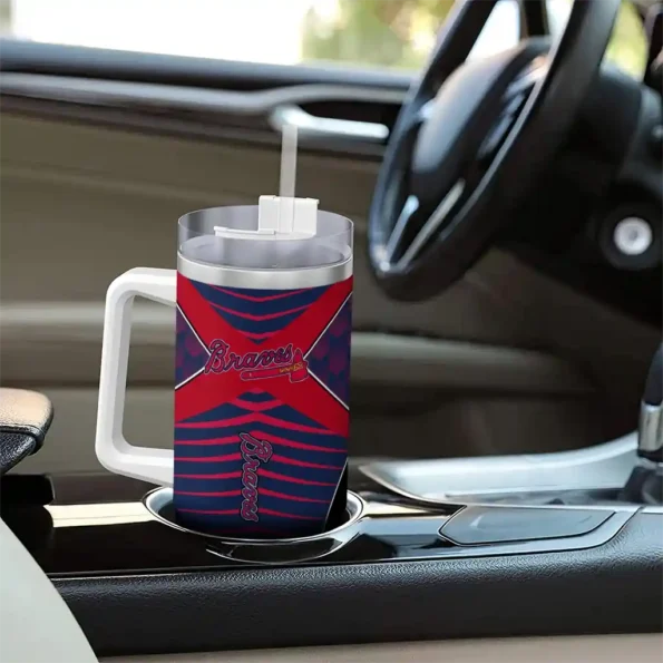 personalized atlanta braves chevron layers navy curved tumbler trendy 1 1.webp