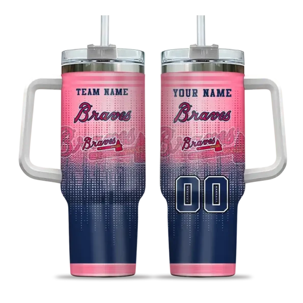 personalized atlanta braves gradient dots navy curved tumbler best selling 1 1.webp