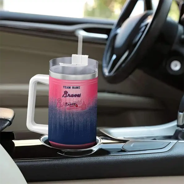 personalized atlanta braves gradient dots navy curved tumbler trendy 1 1.webp