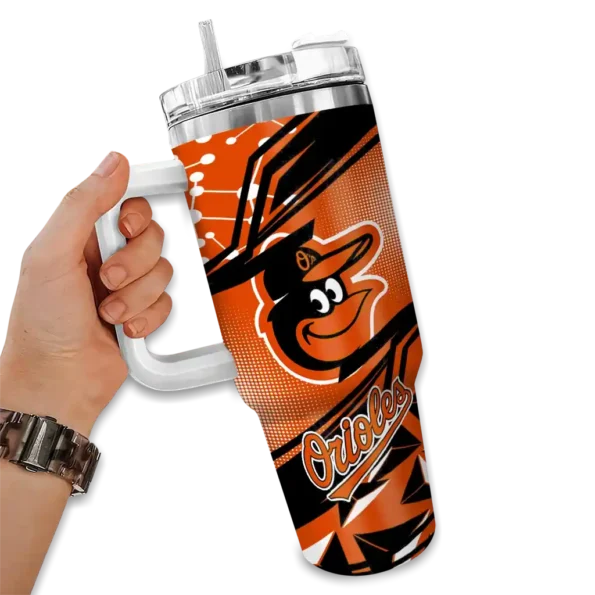 personalized baltimore orioles abstract paths orange curved tumbler fashion forward 1 1.webp