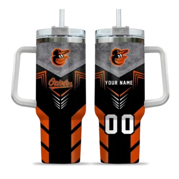 personalized baltimore orioles arrow armor orange black curved tumbler best selling 1 1.webp