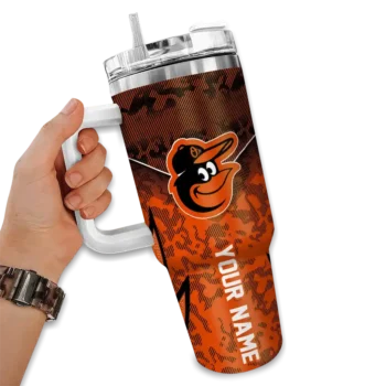 personalized baltimore orioles chevron stripe orange curved tumbler fashion forward 1 1.webp