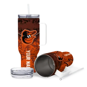 personalized baltimore orioles chevron stripe orange curved tumbler high quality 1 1.webp