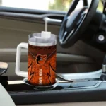 personalized baltimore orioles chevron stripe orange curved tumbler best selling 1 1.webp