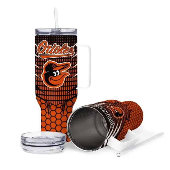 personalized baltimore orioles hex texture orange curved tumbler high quality 1 1.webp