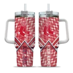 personalized boston red sox chevron angle red curved tumbler best selling 1 1.webp