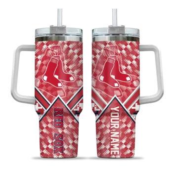 personalized boston red sox chevron angle red curved tumbler best selling 1 1.webp