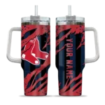 personalized boston red sox claw cut red black curved tumbler best selling 1 1.webp
